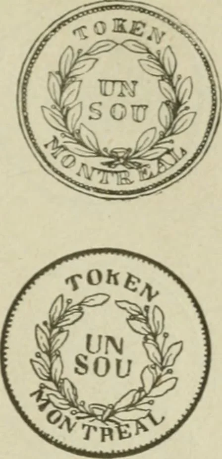 An illustration from Popular illustrated guide to Canadian coins, medals, &. &. = Guide populaire illustré des monnaies et médailles canadiennes, etc., etc. / by P.N. Breton, 1912, leaf 132