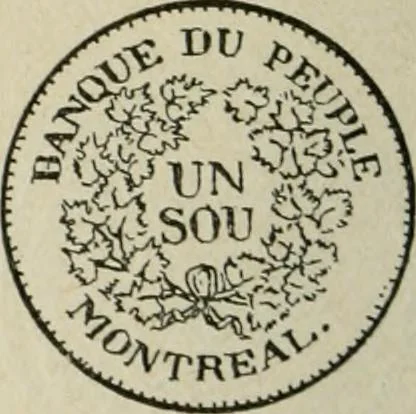 An illustration from Popular illustrated guide to Canadian coins, medals, &. &. = Guide populaire illustré des monnaies et médailles canadiennes, etc., etc. / by P.N. Breton, 1912, leaf 135