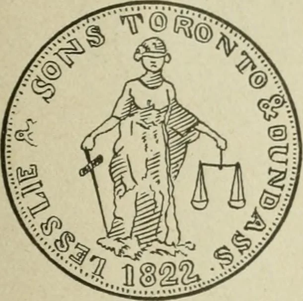 An illustration from Popular illustrated guide to Canadian coins, medals, &. &. = Guide populaire illustré des monnaies et médailles canadiennes, etc., etc. / by P.N. Breton, 1912, leaf 136