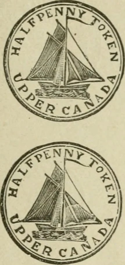 An illustration from Popular illustrated guide to Canadian coins, medals, &. &. = Guide populaire illustré des monnaies et médailles canadiennes, etc., etc. / by P.N. Breton, 1912, leaf 138