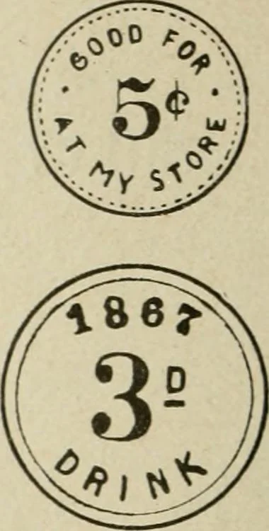 An illustration from Popular illustrated guide to Canadian coins, medals, &. &. = Guide populaire illustré des monnaies et médailles canadiennes, etc., etc. / by P.N. Breton, 1912, leaf 153