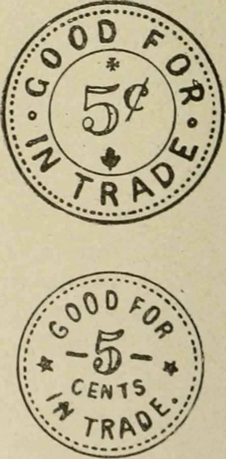 An illustration from Popular illustrated guide to Canadian coins, medals, &. &. = Guide populaire illustré des monnaies et médailles canadiennes, etc., etc. / by P.N. Breton, 1912, leaf 155