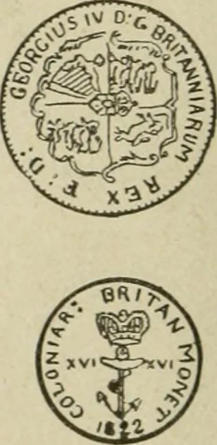 An illustration from Popular illustrated guide to Canadian coins, medals, &. &. = Guide populaire illustré des monnaies et médailles canadiennes, etc., etc. / by P.N. Breton, 1912, leaf 157