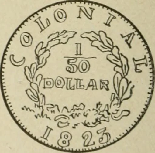 An illustration from Popular illustrated guide to Canadian coins, medals, &. &. = Guide populaire illustré des monnaies et médailles canadiennes, etc., etc. / by P.N. Breton, 1912, leaf 157