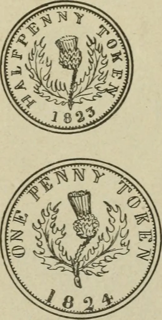 An illustration from Popular illustrated guide to Canadian coins, medals, &. &. = Guide populaire illustré des monnaies et médailles canadiennes, etc., etc. / by P.N. Breton, 1912, leaf 158