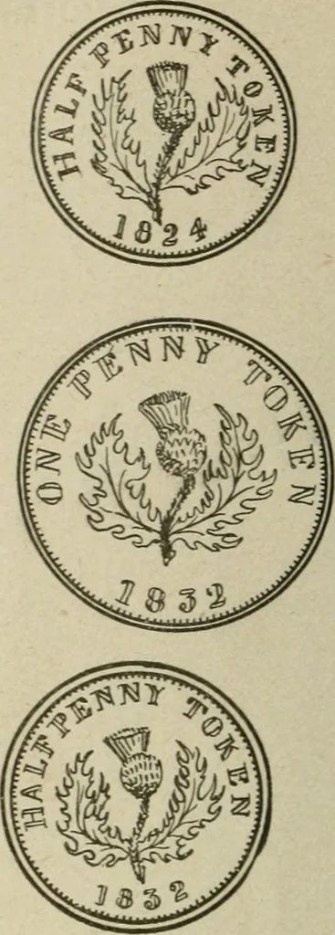 An illustration from Popular illustrated guide to Canadian coins, medals, &. &. = Guide populaire illustré des monnaies et médailles canadiennes, etc., etc. / by P.N. Breton, 1912, leaf 159