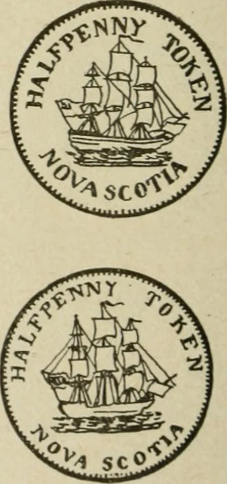 An illustration from Popular illustrated guide to Canadian coins, medals, &. &. = Guide populaire illustré des monnaies et médailles canadiennes, etc., etc. / by P.N. Breton, 1912, leaf 161