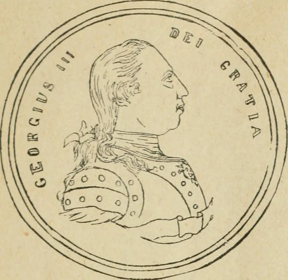 An illustration from Popular illustrated guide to Canadian coins, medals, &. &. = Guide populaire illustré des monnaies et médailles canadiennes, etc., etc. / by P.N. Breton, 1912, leaf 17