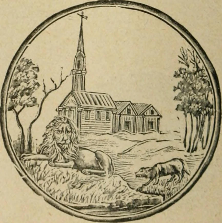 An illustration from Popular illustrated guide to Canadian coins, medals, &. &. = Guide populaire illustré des monnaies et médailles canadiennes, etc., etc. / by P.N. Breton, 1912, leaf 17