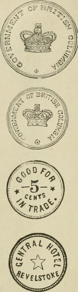 An illustration from Popular illustrated guide to Canadian coins, medals, &. &. = Guide populaire illustré des monnaies et médailles canadiennes, etc., etc. / by P.N. Breton, 1912, leaf 171