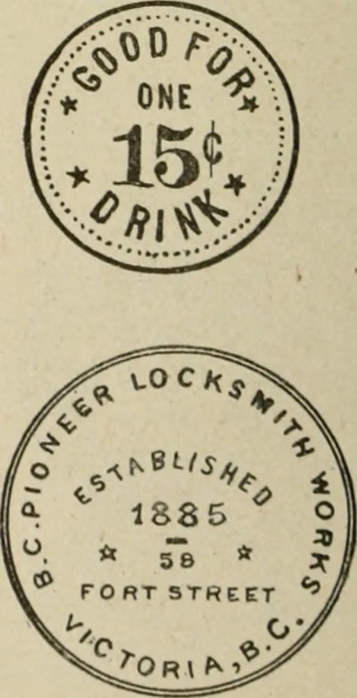 An illustration from Popular illustrated guide to Canadian coins, medals, &. &. = Guide populaire illustré des monnaies et médailles canadiennes, etc., etc. / by P.N. Breton, 1912, leaf 171