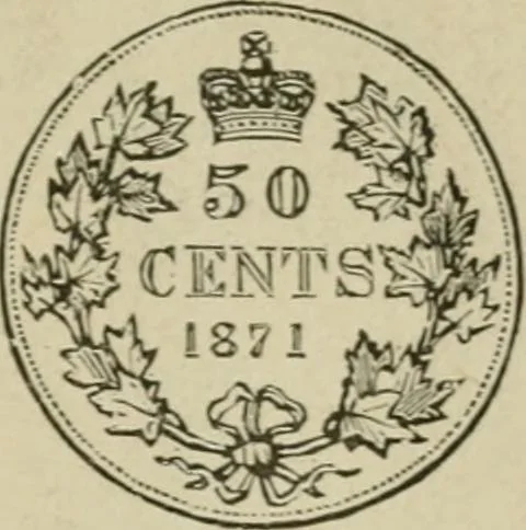 An illustration from Popular illustrated guide to Canadian coins, medals, &. &. = Guide populaire illustré des monnaies et médailles canadiennes, etc., etc. / by P.N. Breton, 1912, leaf 172