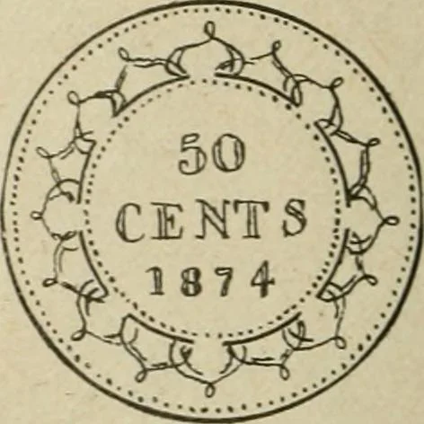An illustration from Popular illustrated guide to Canadian coins, medals, &. &. = Guide populaire illustré des monnaies et médailles canadiennes, etc., etc. / by P.N. Breton, 1912, leaf 173