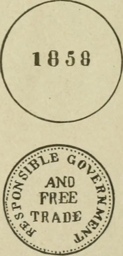 An illustration from Popular illustrated guide to Canadian coins, medals, &. &. = Guide populaire illustré des monnaies et médailles canadiennes, etc., etc. / by P.N. Breton, 1912, leaf 174