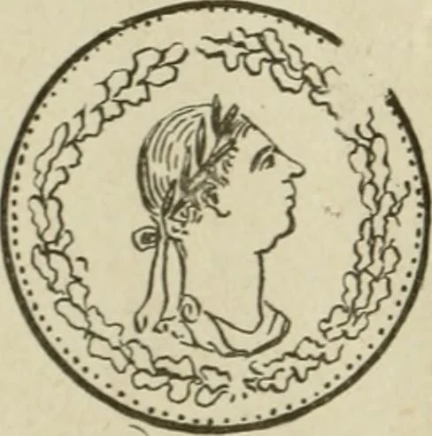 An illustration from Popular illustrated guide to Canadian coins, medals, &. &. = Guide populaire illustré des monnaies et médailles canadiennes, etc., etc. / by P.N. Breton, 1912, leaf 175