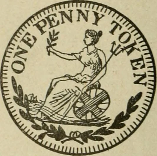 An illustration from Popular illustrated guide to Canadian coins, medals, &. &. = Guide populaire illustré des monnaies et médailles canadiennes, etc., etc. / by P.N. Breton, 1912, leaf 177