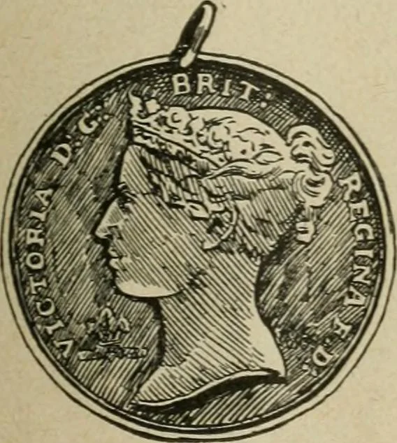 An illustration from Popular illustrated guide to Canadian coins, medals, &. &. = Guide populaire illustré des monnaies et médailles canadiennes, etc., etc. / by P.N. Breton, 1912, leaf 24