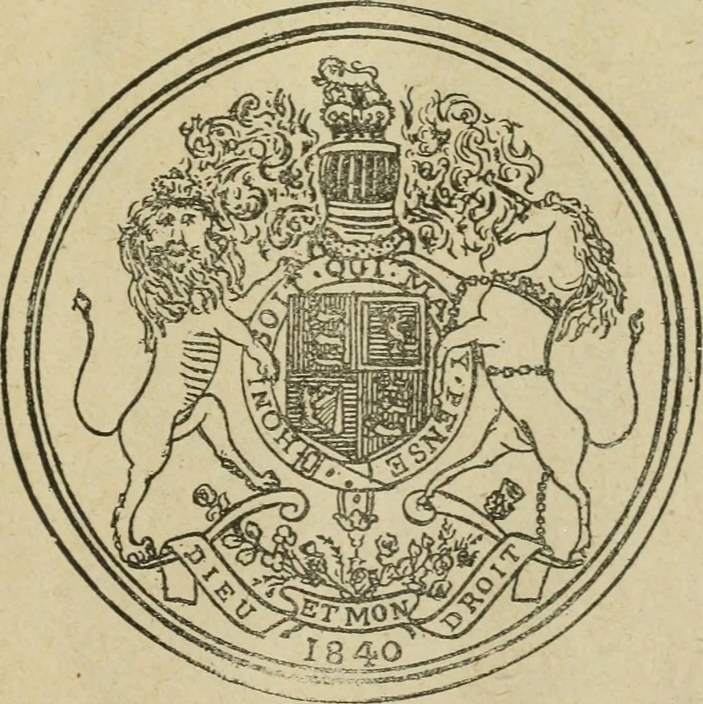 An illustration from Popular illustrated guide to Canadian coins, medals, &. &. = Guide populaire illustré des monnaies et médailles canadiennes, etc., etc. / by P.N. Breton, 1912, leaf 26