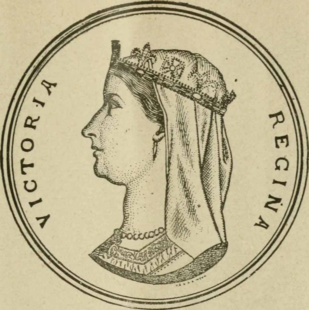 An illustration from Popular illustrated guide to Canadian coins, medals, &. &. = Guide populaire illustré des monnaies et médailles canadiennes, etc., etc. / by P.N. Breton, 1912, leaf 28