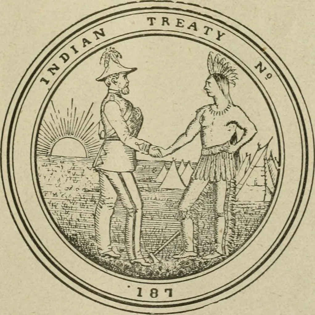 An illustration from Popular illustrated guide to Canadian coins, medals, &. &. = Guide populaire illustré des monnaies et médailles canadiennes, etc., etc. / by P.N. Breton, 1912, leaf 28