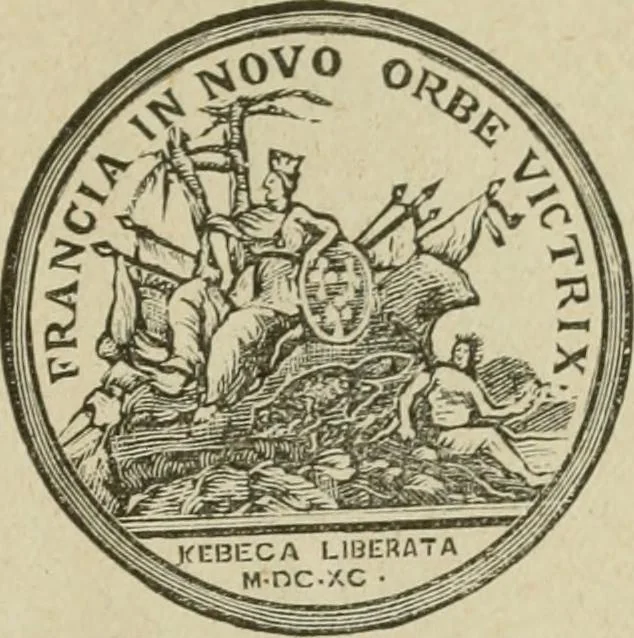 An illustration from Popular illustrated guide to Canadian coins, medals, &. &. = Guide populaire illustré des monnaies et médailles canadiennes, etc., etc. / by P.N. Breton, 1912, leaf 32