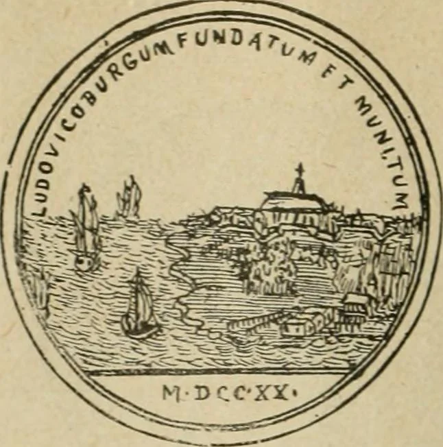 An illustration from Popular illustrated guide to Canadian coins, medals, &. &. = Guide populaire illustré des monnaies et médailles canadiennes, etc., etc. / by P.N. Breton, 1912, leaf 33