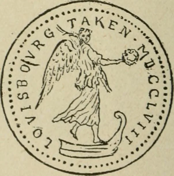 An illustration from Popular illustrated guide to Canadian coins, medals, &. &. = Guide populaire illustré des monnaies et médailles canadiennes, etc., etc. / by P.N. Breton, 1912, leaf 35