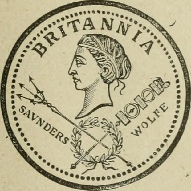An illustration from Popular illustrated guide to Canadian coins, medals, &. &. = Guide populaire illustré des monnaies et médailles canadiennes, etc., etc. / by P.N. Breton, 1912, leaf 36
