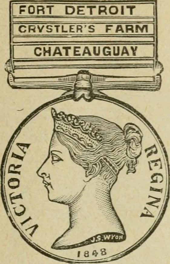 An illustration from Popular illustrated guide to Canadian coins, medals, &. &. = Guide populaire illustré des monnaies et médailles canadiennes, etc., etc. / by P.N. Breton, 1912, leaf 42