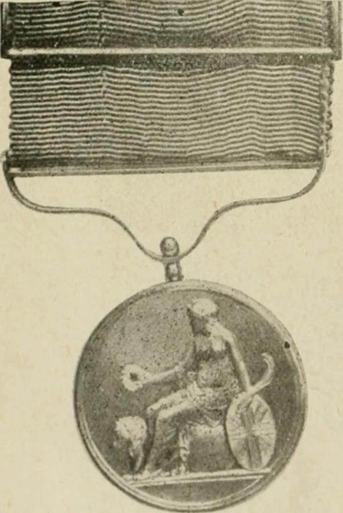 An illustration from Popular illustrated guide to Canadian coins, medals, &. &. = Guide populaire illustré des monnaies et médailles canadiennes, etc., etc. / by P.N. Breton, 1912, leaf 43