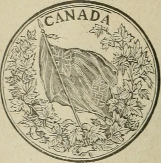 An illustration from Popular illustrated guide to Canadian coins, medals, &. &. = Guide populaire illustré des monnaies et médailles canadiennes, etc., etc. / by P.N. Breton, 1912, leaf 47