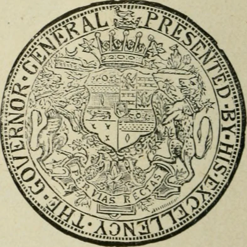 An illustration from Popular illustrated guide to Canadian coins, medals, &. &. = Guide populaire illustré des monnaies et médailles canadiennes, etc., etc. / by P.N. Breton, 1912, leaf 55