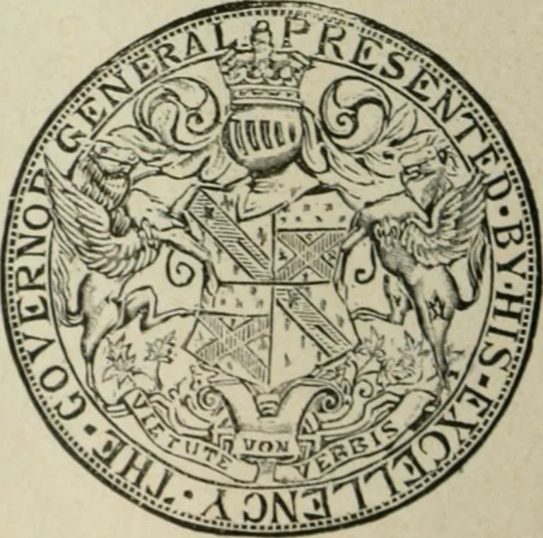 An illustration from Popular illustrated guide to Canadian coins, medals, &. &. = Guide populaire illustré des monnaies et médailles canadiennes, etc., etc. / by P.N. Breton, 1912, leaf 55