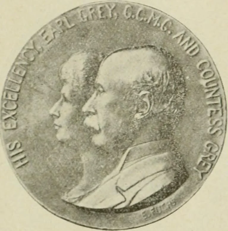 An illustration from Popular illustrated guide to Canadian coins, medals, &. &. = Guide populaire illustré des monnaies et médailles canadiennes, etc., etc. / by P.N. Breton, 1912, leaf 57