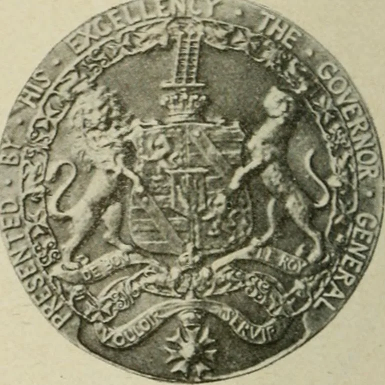 An illustration from Popular illustrated guide to Canadian coins, medals, &. &. = Guide populaire illustré des monnaies et médailles canadiennes, etc., etc. / by P.N. Breton, 1912, leaf 57