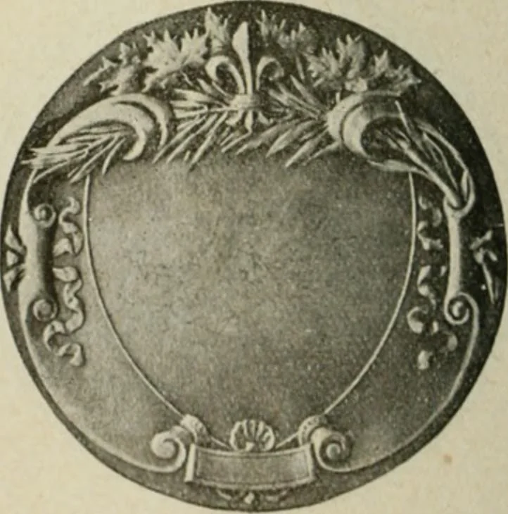 An illustration from Popular illustrated guide to Canadian coins, medals, &. &. = Guide populaire illustré des monnaies et médailles canadiennes, etc., etc. / by P.N. Breton, 1912, leaf 59