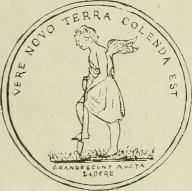 An illustration from Popular illustrated guide to Canadian coins, medals, &. &. = Guide populaire illustré des monnaies et médailles canadiennes, etc., etc. / by P.N. Breton, 1912, leaf 63