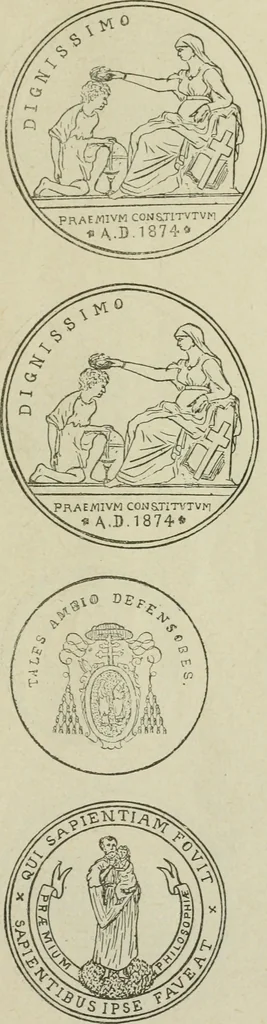 An illustration from Popular illustrated guide to Canadian coins, medals, &. &. = Guide populaire illustré des monnaies et médailles canadiennes, etc., etc. / by P.N. Breton, 1912, leaf 66