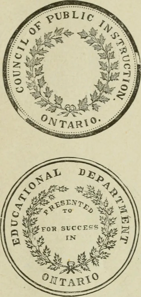 An illustration from Popular illustrated guide to Canadian coins, medals, &. &. = Guide populaire illustré des monnaies et médailles canadiennes, etc., etc. / by P.N. Breton, 1912, leaf 76