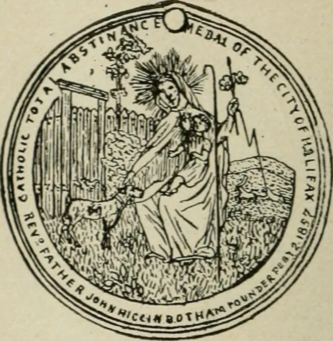 An illustration from Popular illustrated guide to Canadian coins, medals, &. &. = Guide populaire illustré des monnaies et médailles canadiennes, etc., etc. / by P.N. Breton, 1912, leaf 91