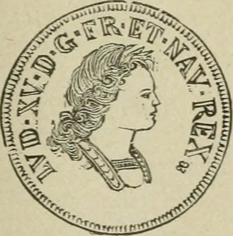 An illustration from Popular illustrated guide to Canadian coins, medals, &. &. = Guide populaire illustré des monnaies et médailles canadiennes, etc., etc. / by P.N. Breton, 1912, leaf 94