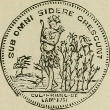 An illustration from Popular illustrated guide to Canadian coins, medals, &. &. = Guide populaire illustré des monnaies et médailles canadiennes, etc., etc. / by P.N. Breton, 1912, leaf 96