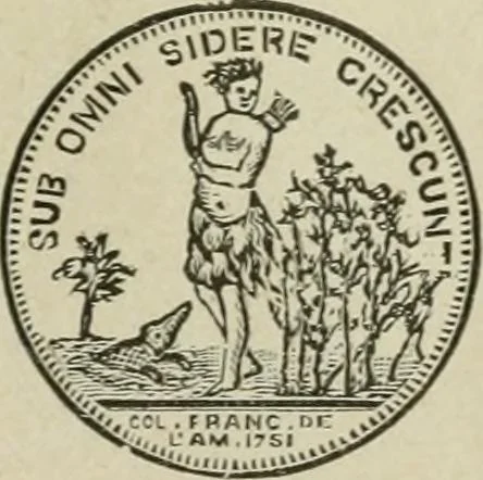 An illustration from Popular illustrated guide to Canadian coins, medals, &. &. = Guide populaire illustré des monnaies et médailles canadiennes, etc., etc. / by P.N. Breton, 1912, leaf 96