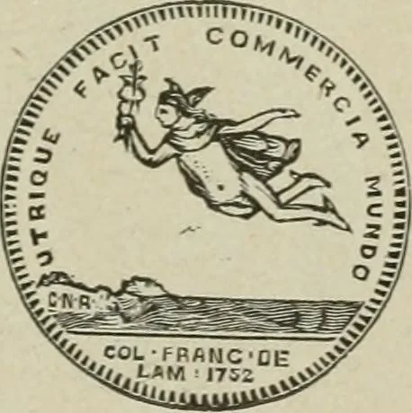 An illustration from Popular illustrated guide to Canadian coins, medals, &. &. = Guide populaire illustré des monnaies et médailles canadiennes, etc., etc. / by P.N. Breton, 1912, leaf 96