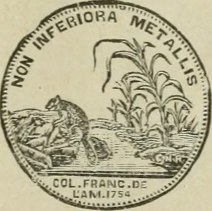 An illustration from Popular illustrated guide to Canadian coins, medals, &. &. = Guide populaire illustré des monnaies et médailles canadiennes, etc., etc. / by P.N. Breton, 1912, leaf 98