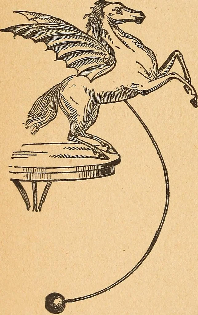 An illustration from Popular pastimes for amusement and instruction : being a standard work on games, plays, magic, and natural phenomena suitable for all occasions : containing parlor games, charming tableaux, tricks of magic, charades and conundrums, curious puzzles, phrenology and mind reading, palmistry or how to read the hand, humorous and pathetic recitations, dialogues, etc., etc. : including the delightful art of entertaining, the whole forming a charming treasury of pastimes for the home, public schools and academies, lodges, social gatherings, Sunday schools, etc., etc., 1901, leaf 131
