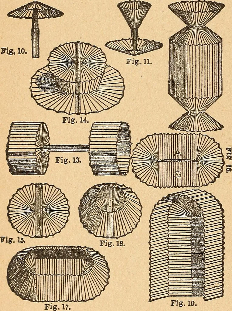 An illustration from Popular pastimes for amusement and instruction : being a standard work on games, plays, magic, and natural phenomena suitable for all occasions : containing parlor games, charming tableaux, tricks of magic, charades and conundrums, curious puzzles, phrenology and mind reading, palmistry or how to read the hand, humorous and pathetic recitations, dialogues, etc., etc. : including the delightful art of entertaining, the whole forming a charming treasury of pastimes for the home, public schools and academies, lodges, social gatherings, Sunday schools, etc., etc., 1901, leaf 133