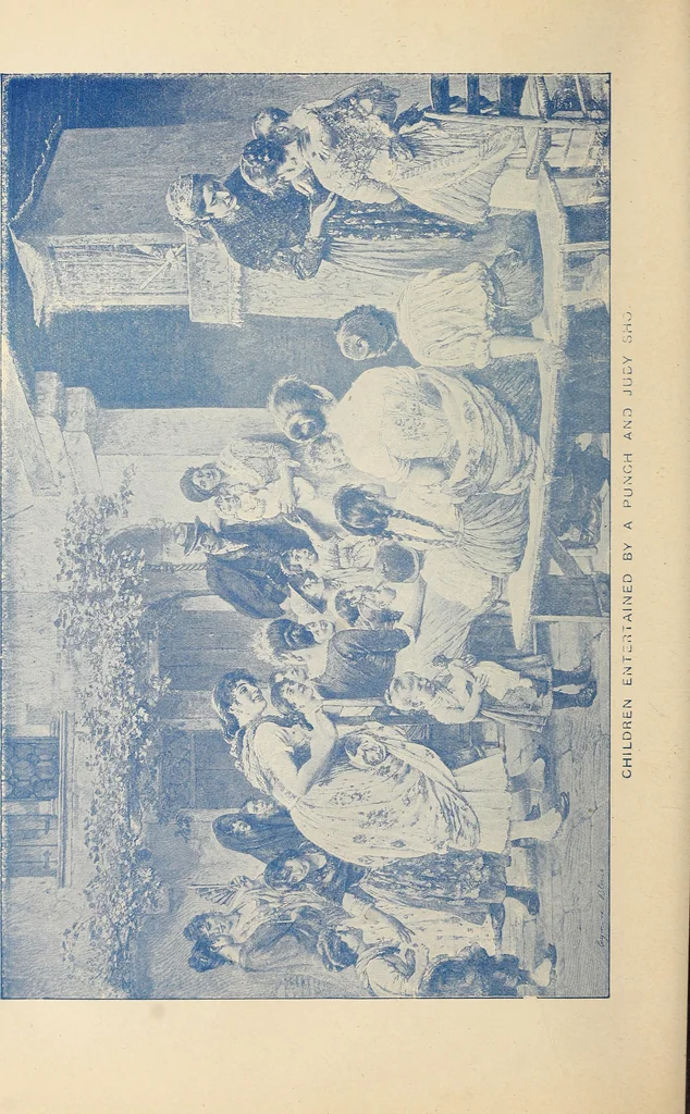 An illustration from Popular pastimes for amusement and instruction : being a standard work on games, plays, magic, and natural phenomena suitable for all occasions : containing parlor games, charming tableaux, tricks of magic, charades and conundrums, curious puzzles, phrenology and mind reading, palmistry or how to read the hand, humorous and pathetic recitations, dialogues, etc., etc. : including the delightful art of entertaining, the whole forming a charming treasury of pastimes for the home, public schools and academies, lodges, social gatherings, Sunday schools, etc., etc., 1901, leaf 149