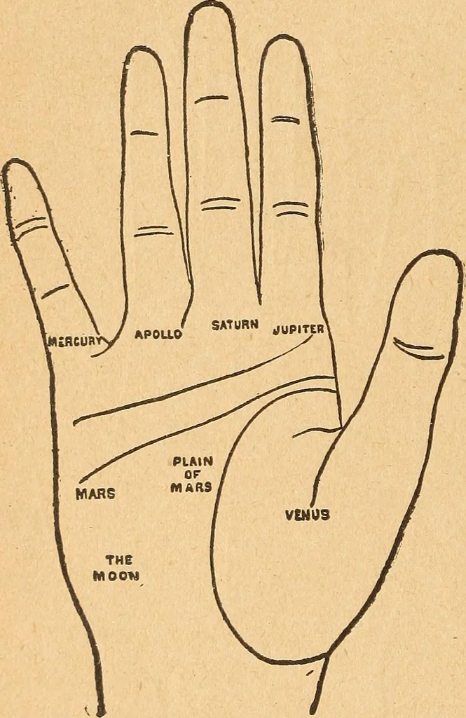 An illustration from Popular pastimes for amusement and instruction : being a standard work on games, plays, magic, and natural phenomena suitable for all occasions : containing parlor games, charming tableaux, tricks of magic, charades and conundrums, curious puzzles, phrenology and mind reading, palmistry or how to read the hand, humorous and pathetic recitations, dialogues, etc., etc. : including the delightful art of entertaining, the whole forming a charming treasury of pastimes for the home, public schools and academies, lodges, social gatherings, Sunday schools, etc., etc., 1901, leaf 165