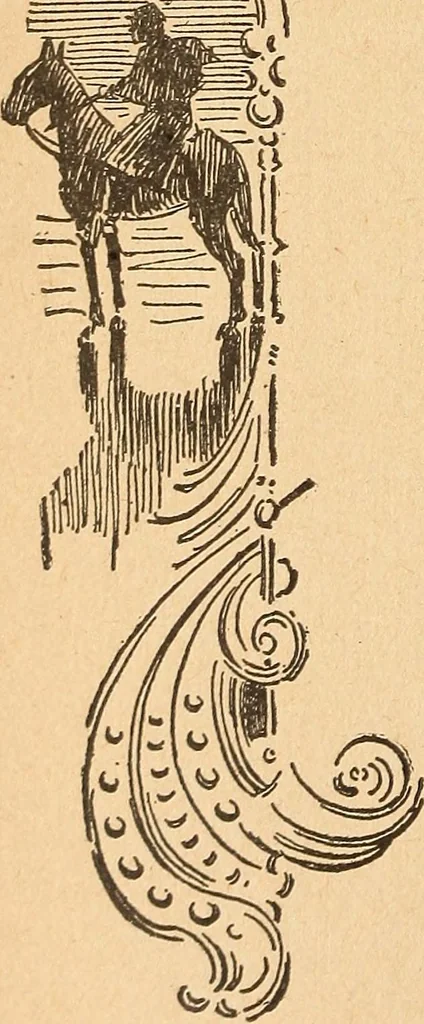 An illustration from Popular pastimes for amusement and instruction : being a standard work on games, plays, magic, and natural phenomena suitable for all occasions : containing parlor games, charming tableaux, tricks of magic, charades and conundrums, curious puzzles, phrenology and mind reading, palmistry or how to read the hand, humorous and pathetic recitations, dialogues, etc., etc. : including the delightful art of entertaining, the whole forming a charming treasury of pastimes for the home, public schools and academies, lodges, social gatherings, Sunday schools, etc., etc., 1901, leaf 299